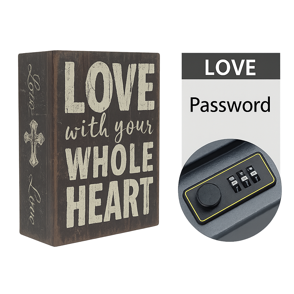SafePages – Hidden Lock Box with Password Protection (Book Style)