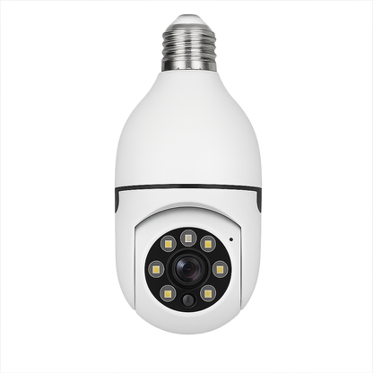 Hidden WiFi Bulb Cam – Light, Watch & Talk in One