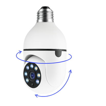 Hidden WiFi Bulb Cam – Light, Watch & Talk in One