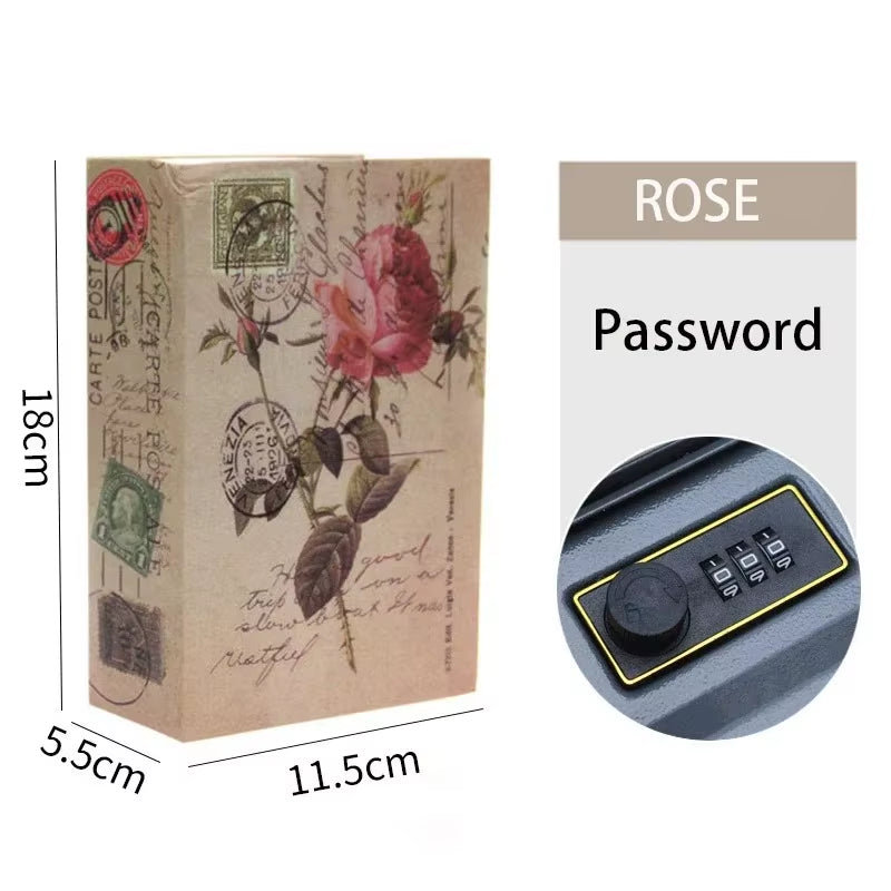 Password Security Safe Lock Cash Money Coin Storage Key Locker Kid Gift Security Mini Dictionary Safe Box Book Money Hide Secret